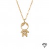 Gold and Diamonds MUM Boy Necklace