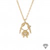 Gold and Diamonds MUM Girl Necklace