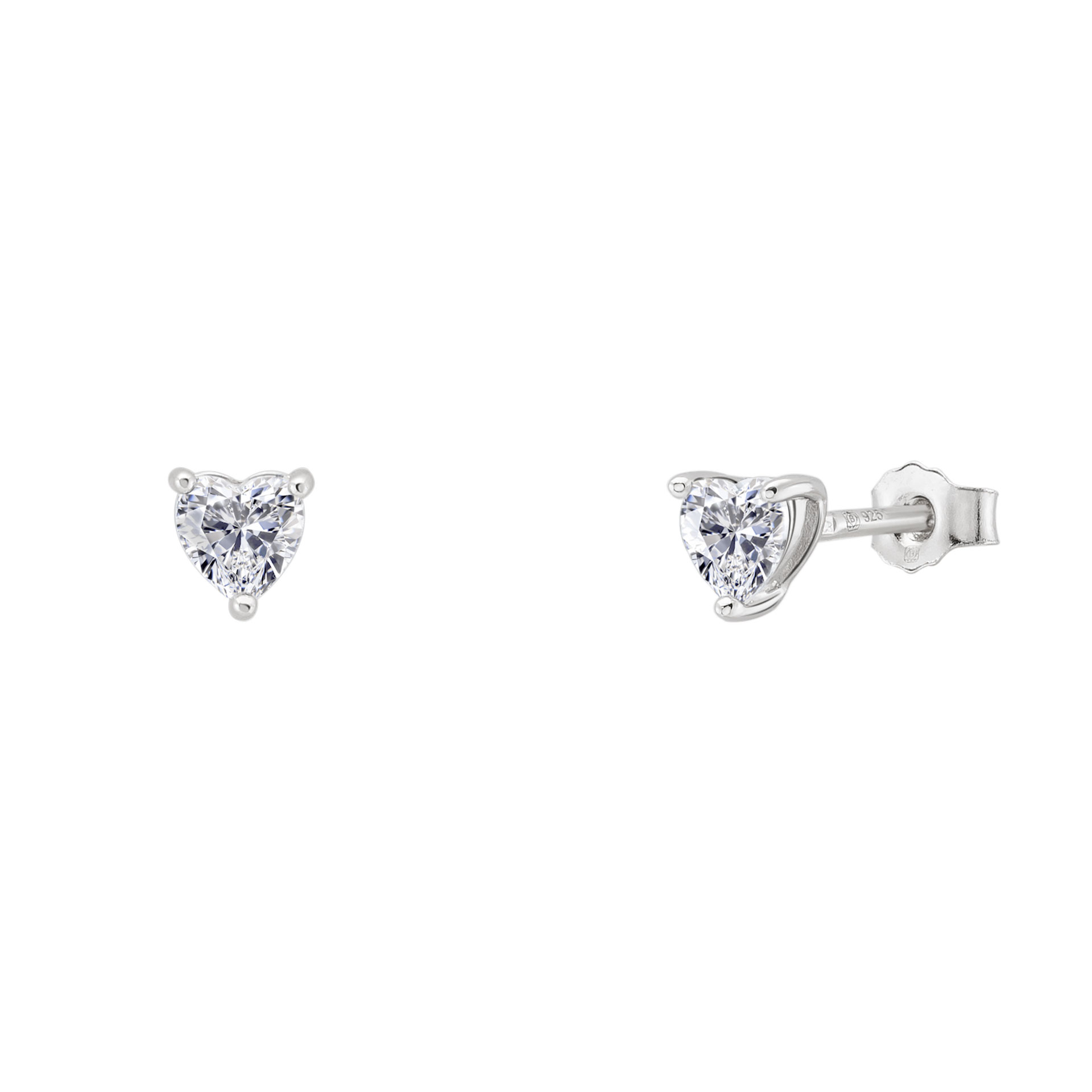 Pendientes Girls Triangular Cz Silver
