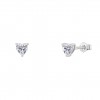 Pendientes Girls Triangular Cz Silver