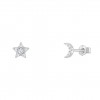 Brincos Girls Estrelas e Lua Glow