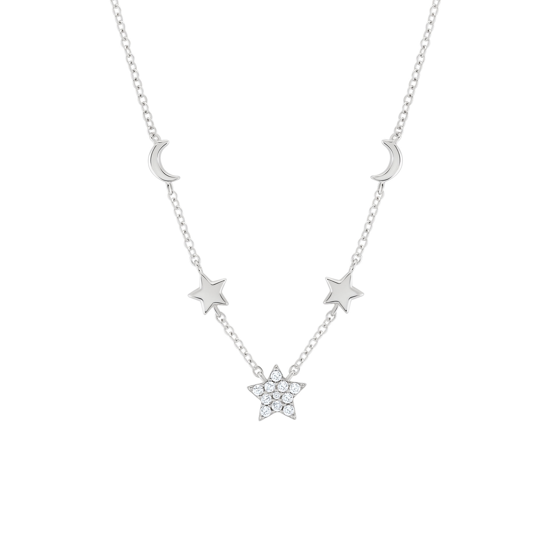 Collar Girls Stars Moon