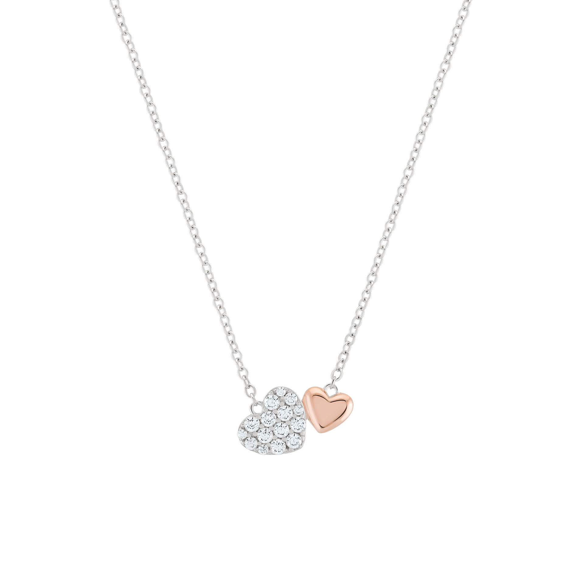 Collar Girls Heart Cz