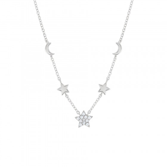 Collar Girls Stars Moon