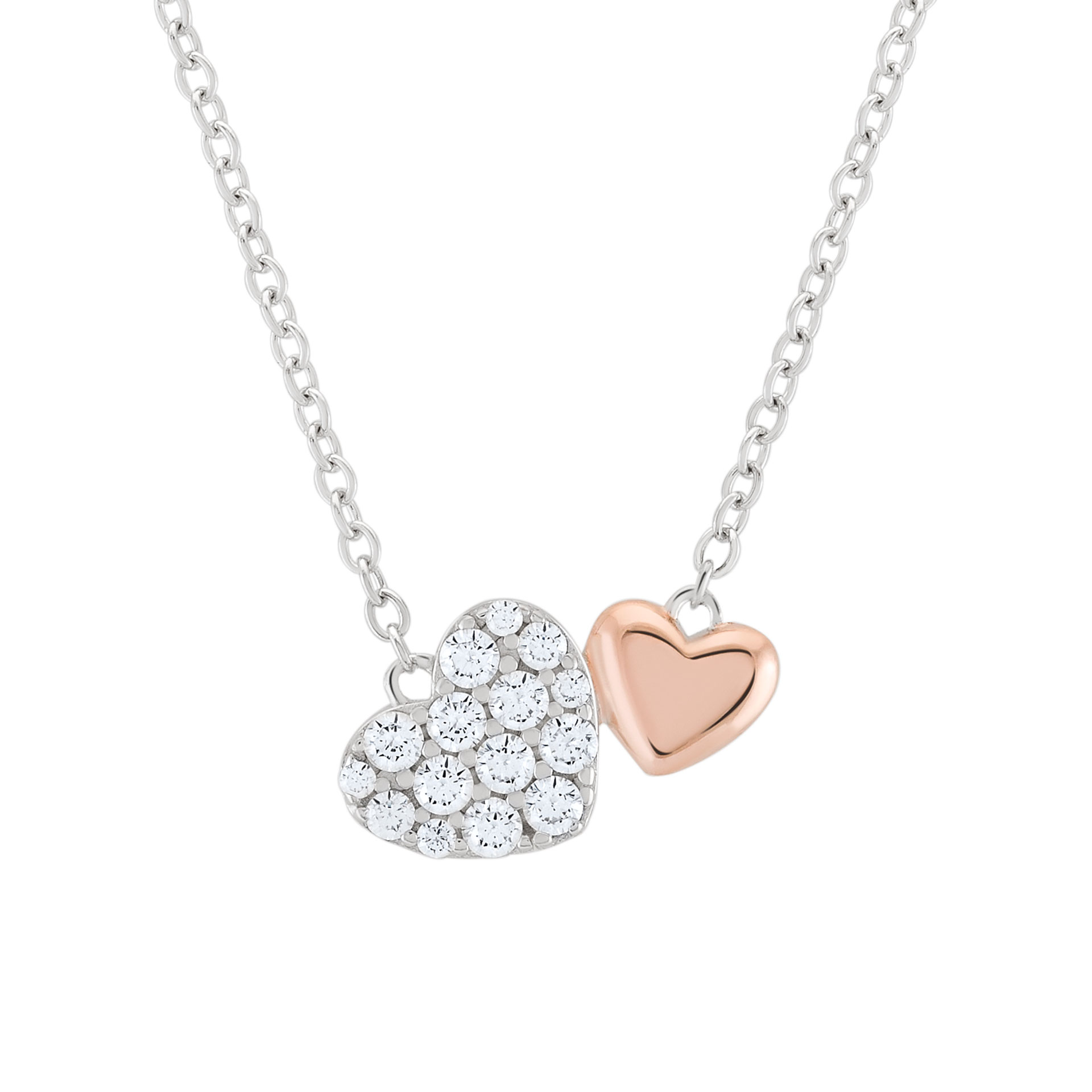 Collar Girls Heart Cz