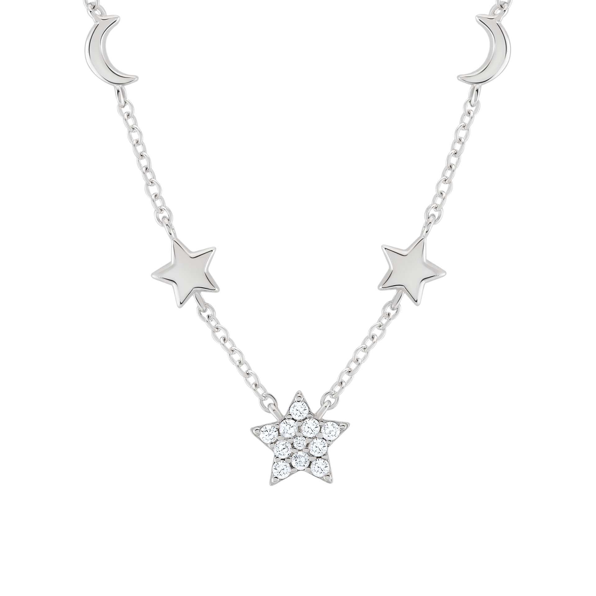 Collar Girls Stars Moon
