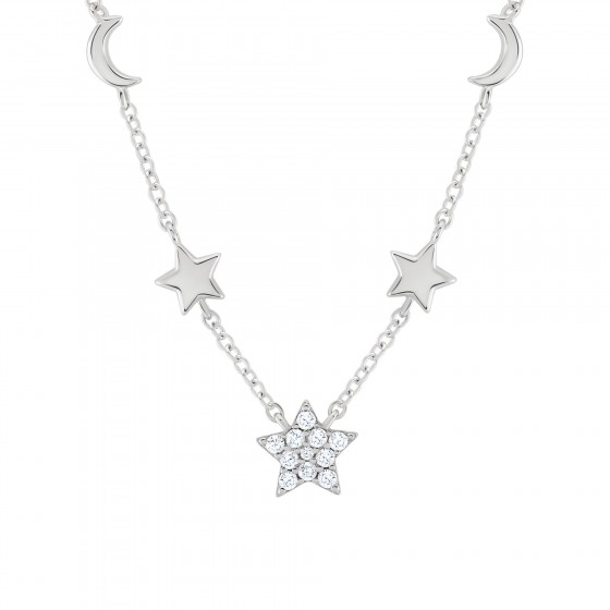 Collar Girls Stars Moon