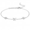 Pulseira Girls Flor e Borboleta