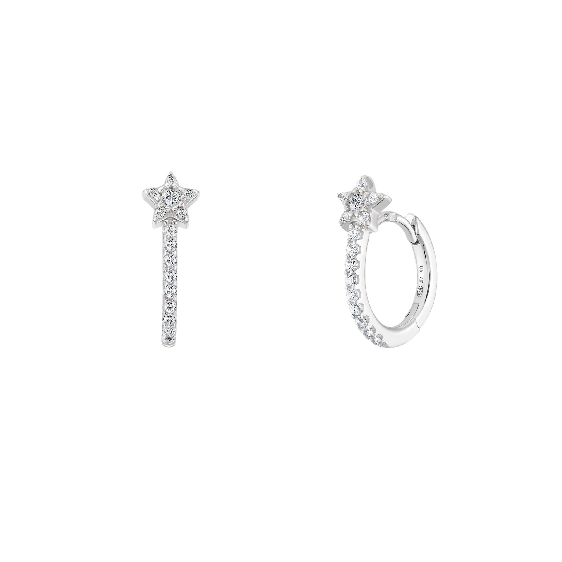 Argolas Girls Estrelas Glow