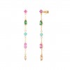 Brincos Fun Drop Stones Borboleta