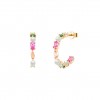 Fun Multi Color Stones Earrings