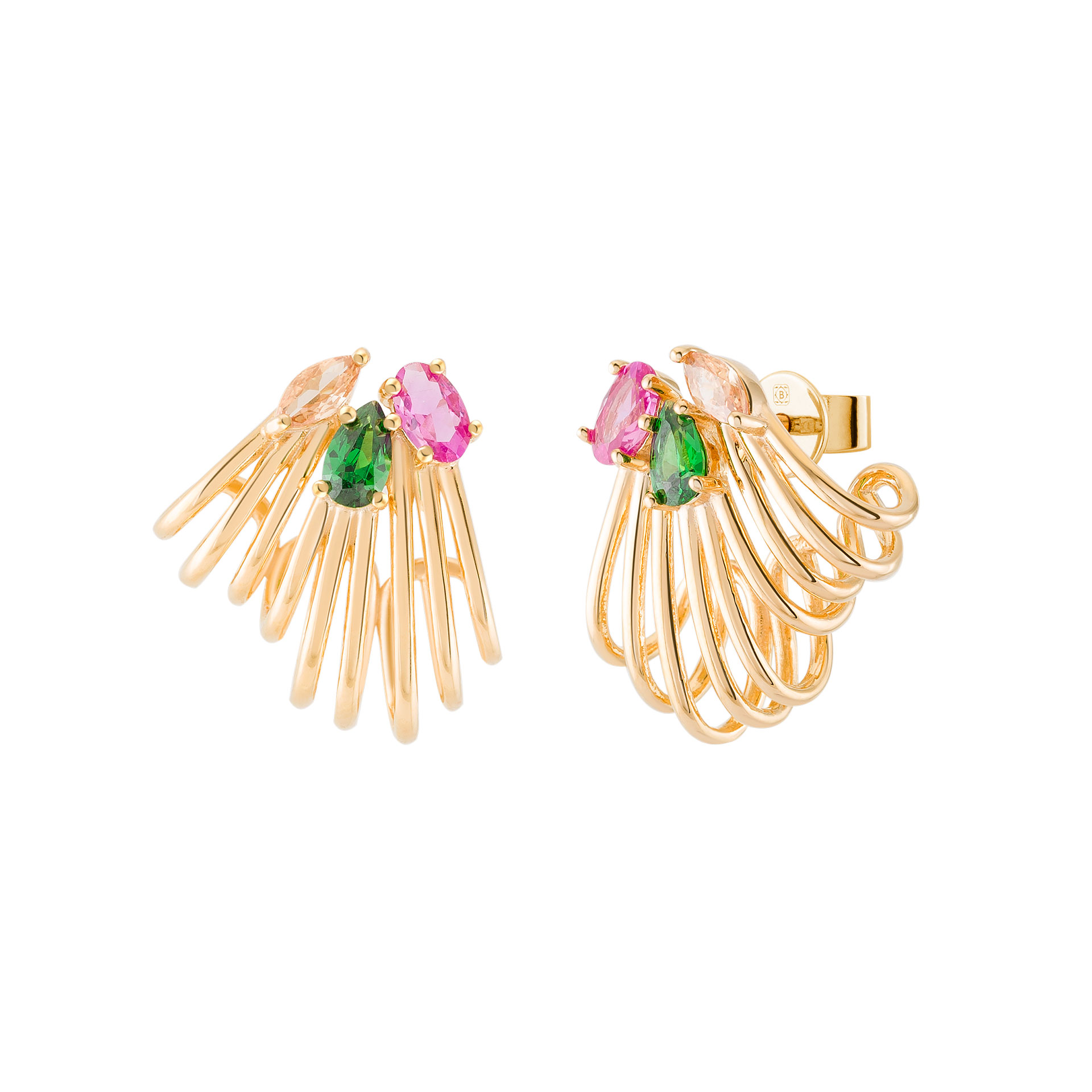 Brincos Fun Curvy Lines