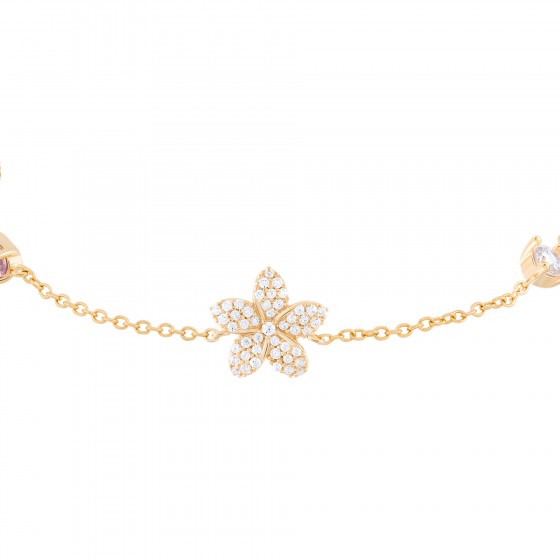 Pulseira Fun Flores