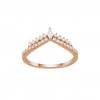 Love in Rose Crown Ring