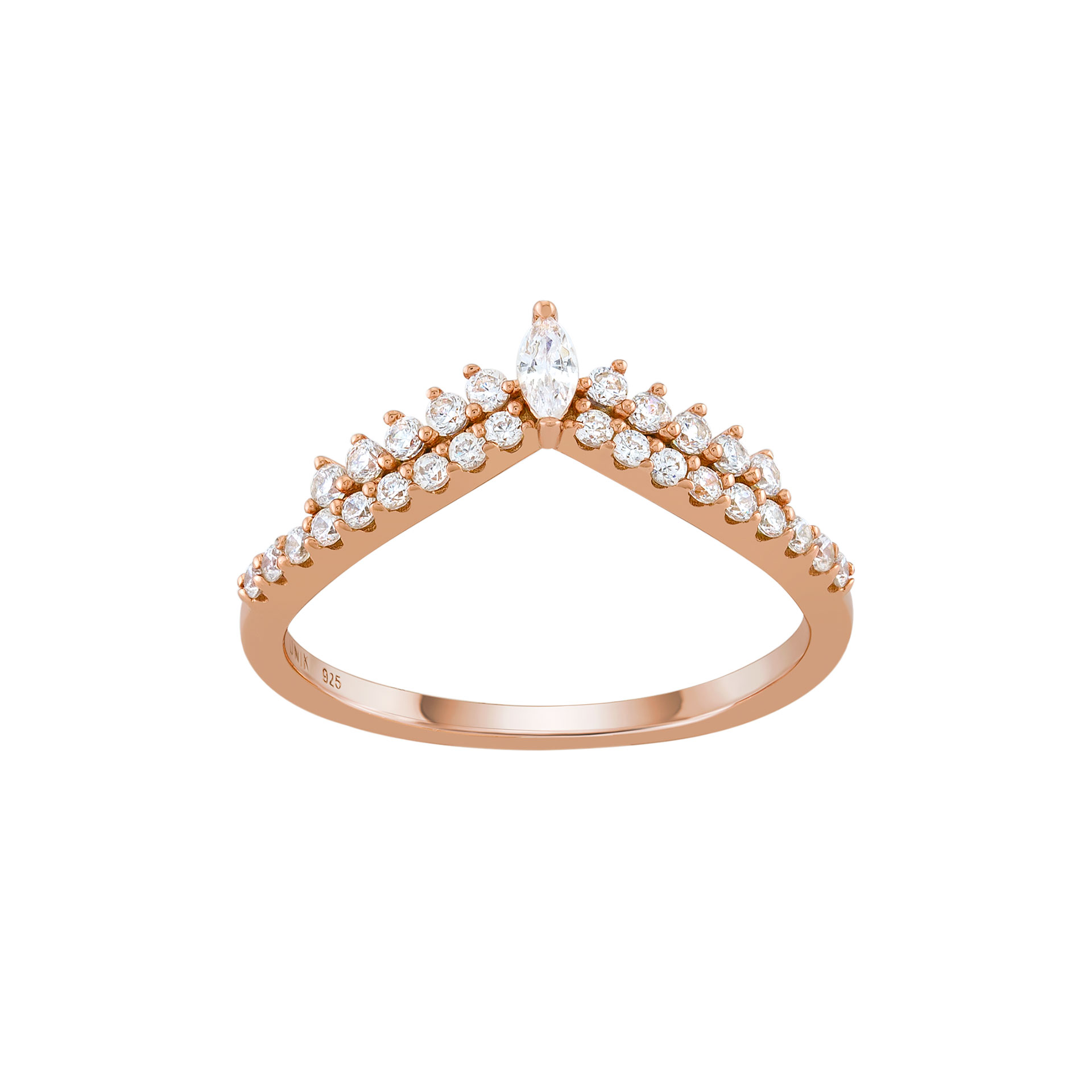 Anillo Love in Rose Crown