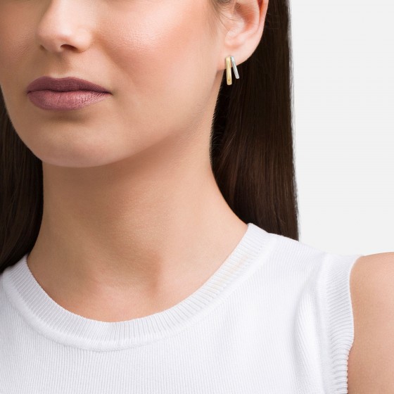 Bold Daily Bicolor Circles Earrings