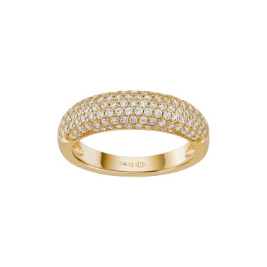 Bold Daily Half Memo Stones Ring