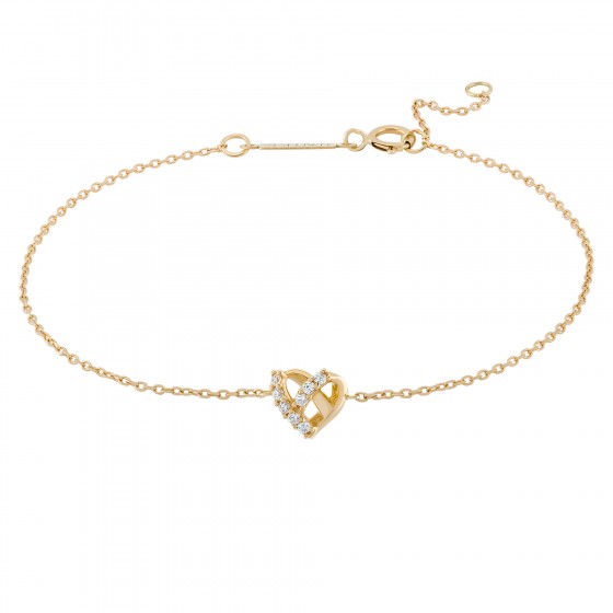 Gold Heart Bracelet