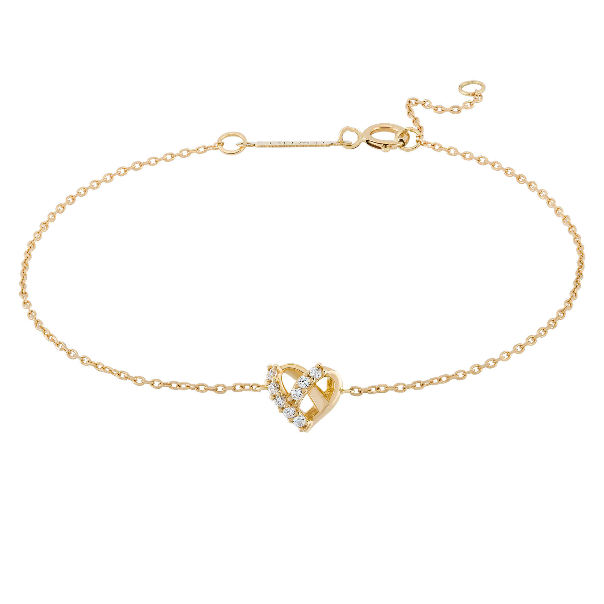 Gold Heart Bracelet