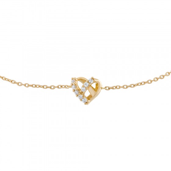 Gold Heart Bracelet