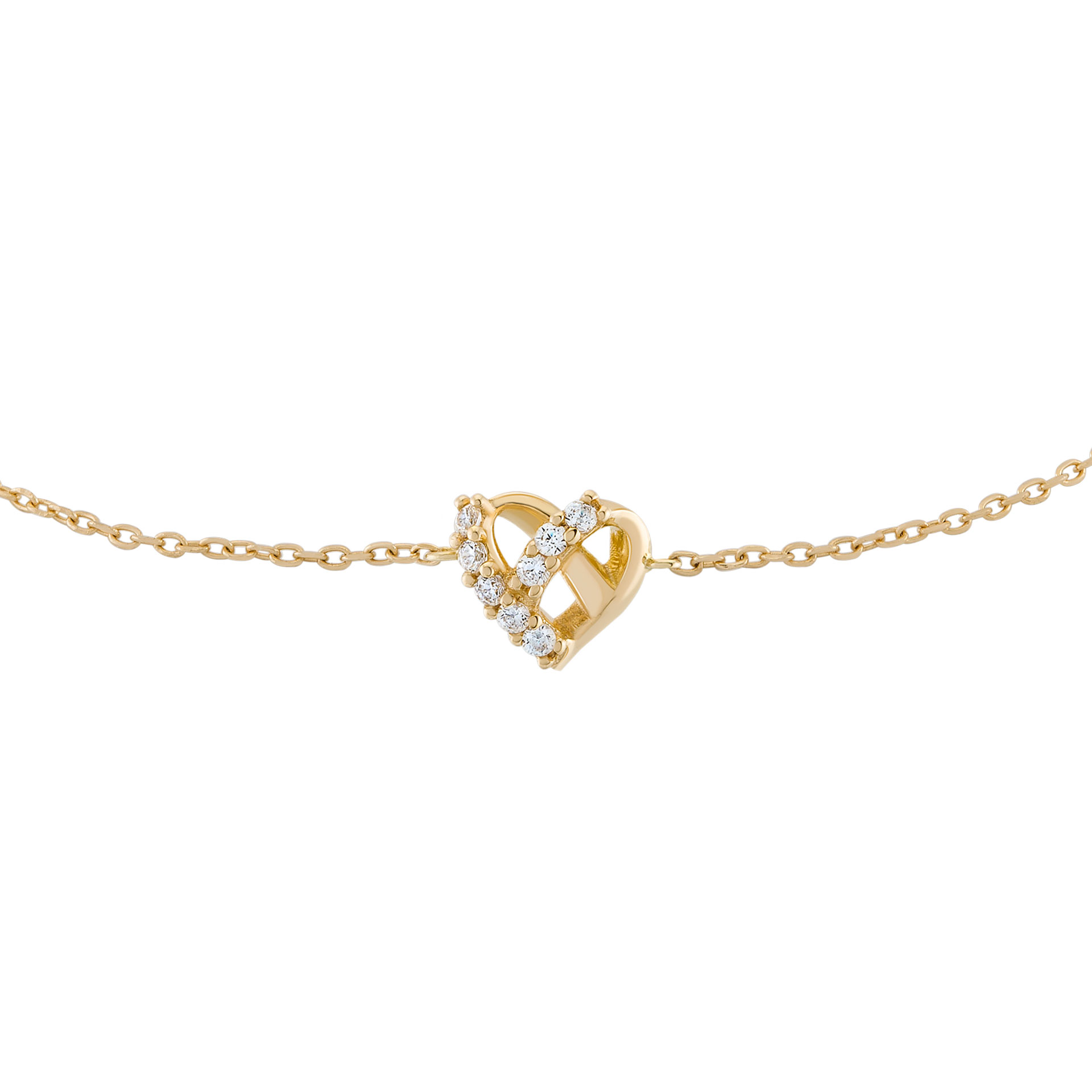 Gold Heart Bracelet