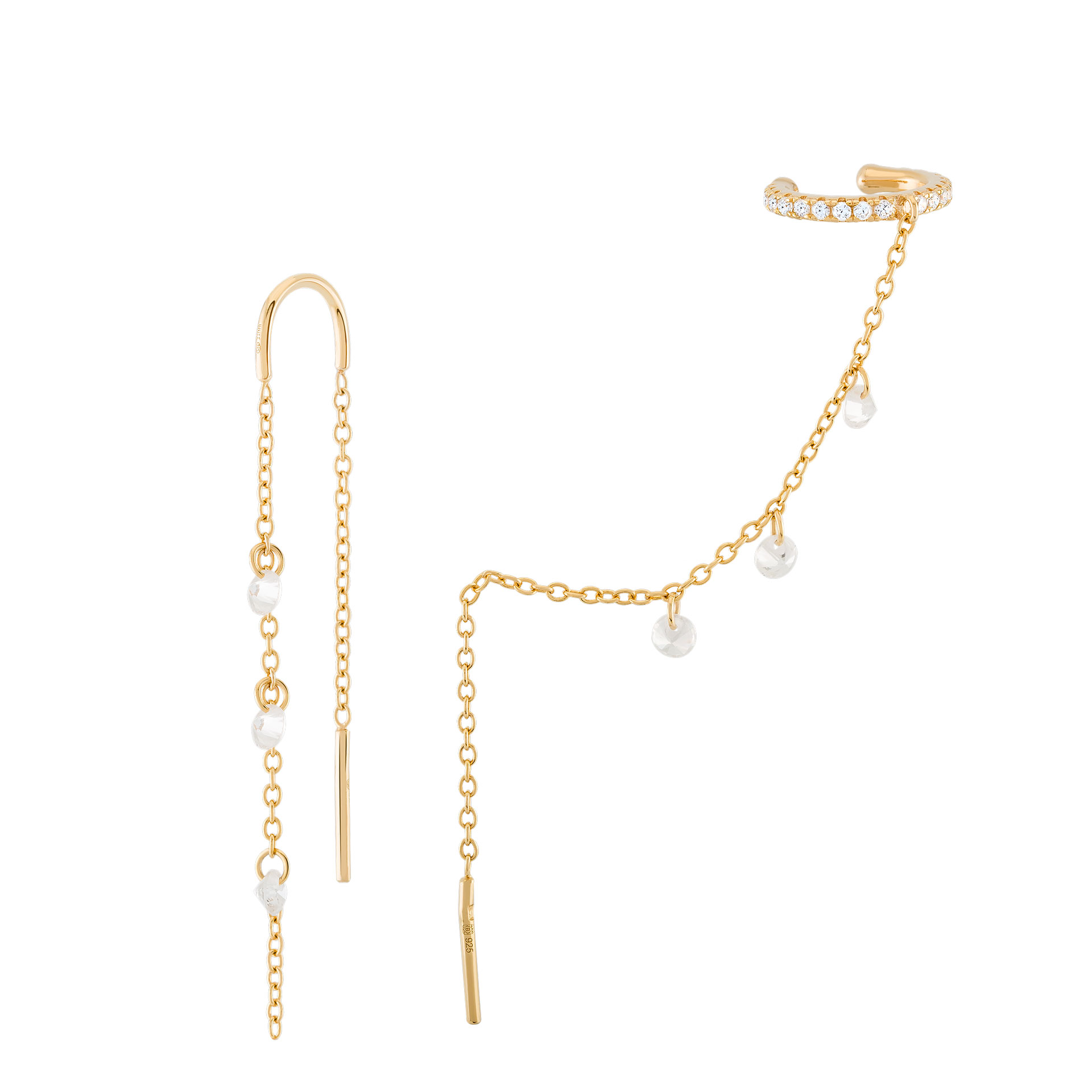 Brincos Matchy Chain Beads