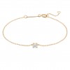 Gold Solitaire Bracelet