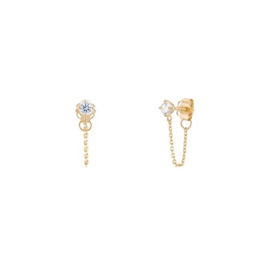 Pendientes Ouro Chain
