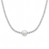 Stones and Pearl Necklace