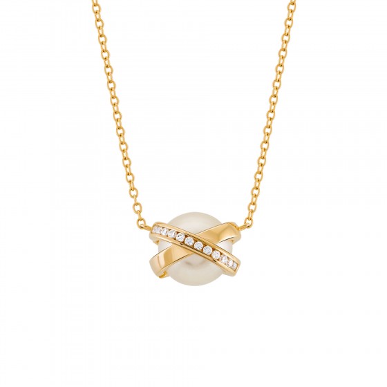 Circles and Pearl Necklace