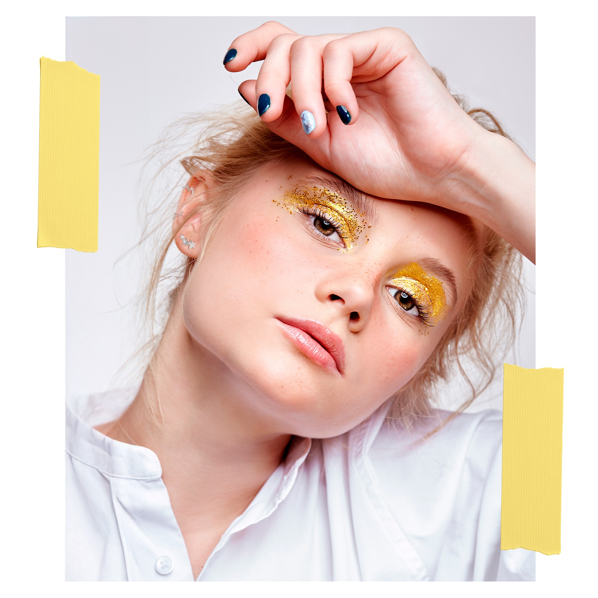 Pendientes Girls 3 Stars Silver