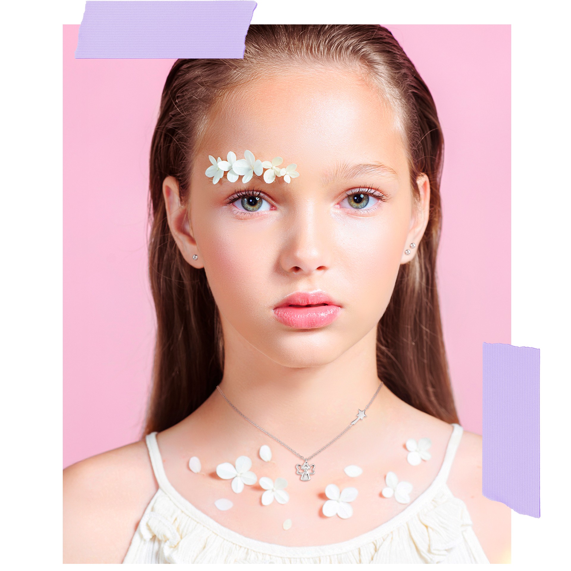 Colar Girls Fairy and Wand