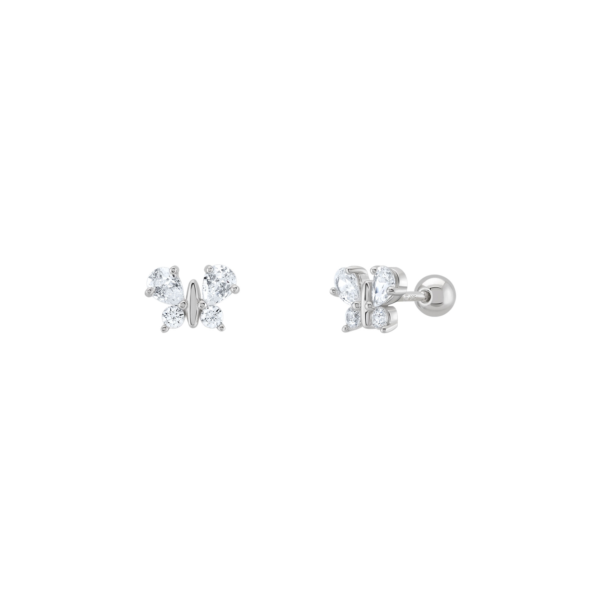 Girls Butterfly Earrings