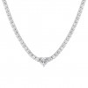 Collar Tennis Corazn Blanco