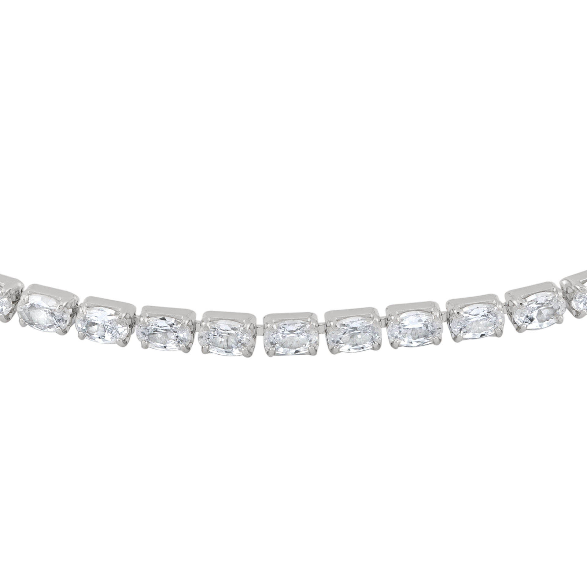 Pulsera Tennis Blanca