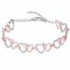 Hearts Chain Bracelet
