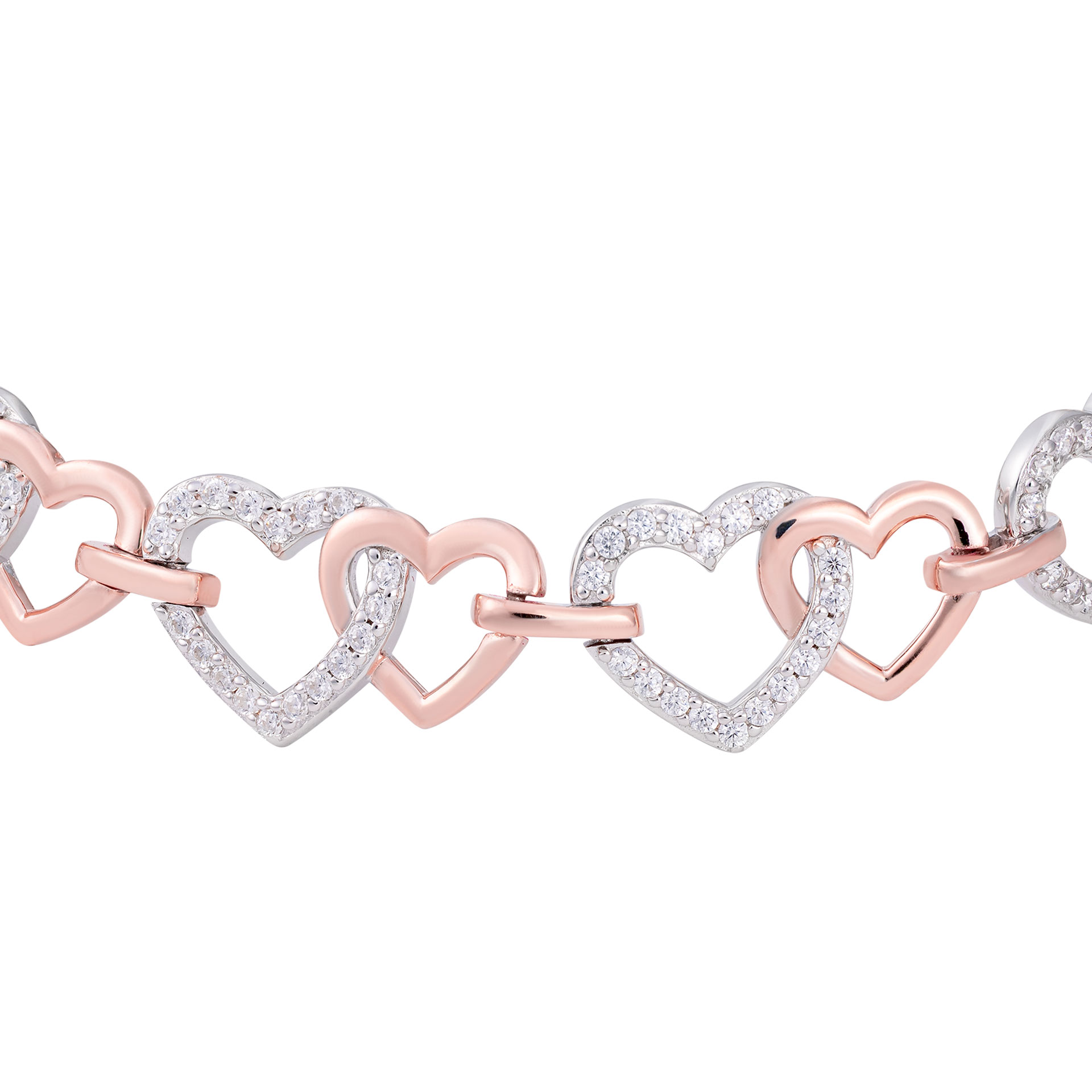 Pulseira Hearts Chain