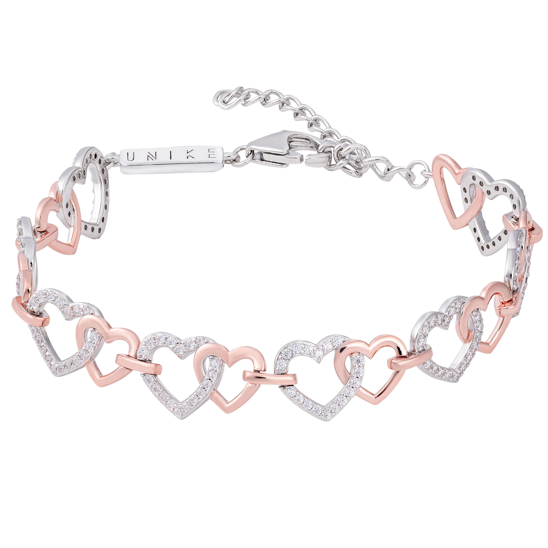 Pulseira Hearts Chain