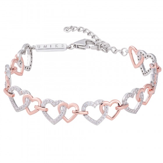 Hearts Chain Bracelet