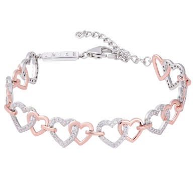 Hearts Chain Bracelet