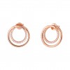 Brincos Circles Rose