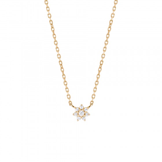 Gold Flower Necklace