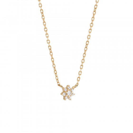 Gold Flower Necklace