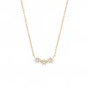 Colar Ouro Flores