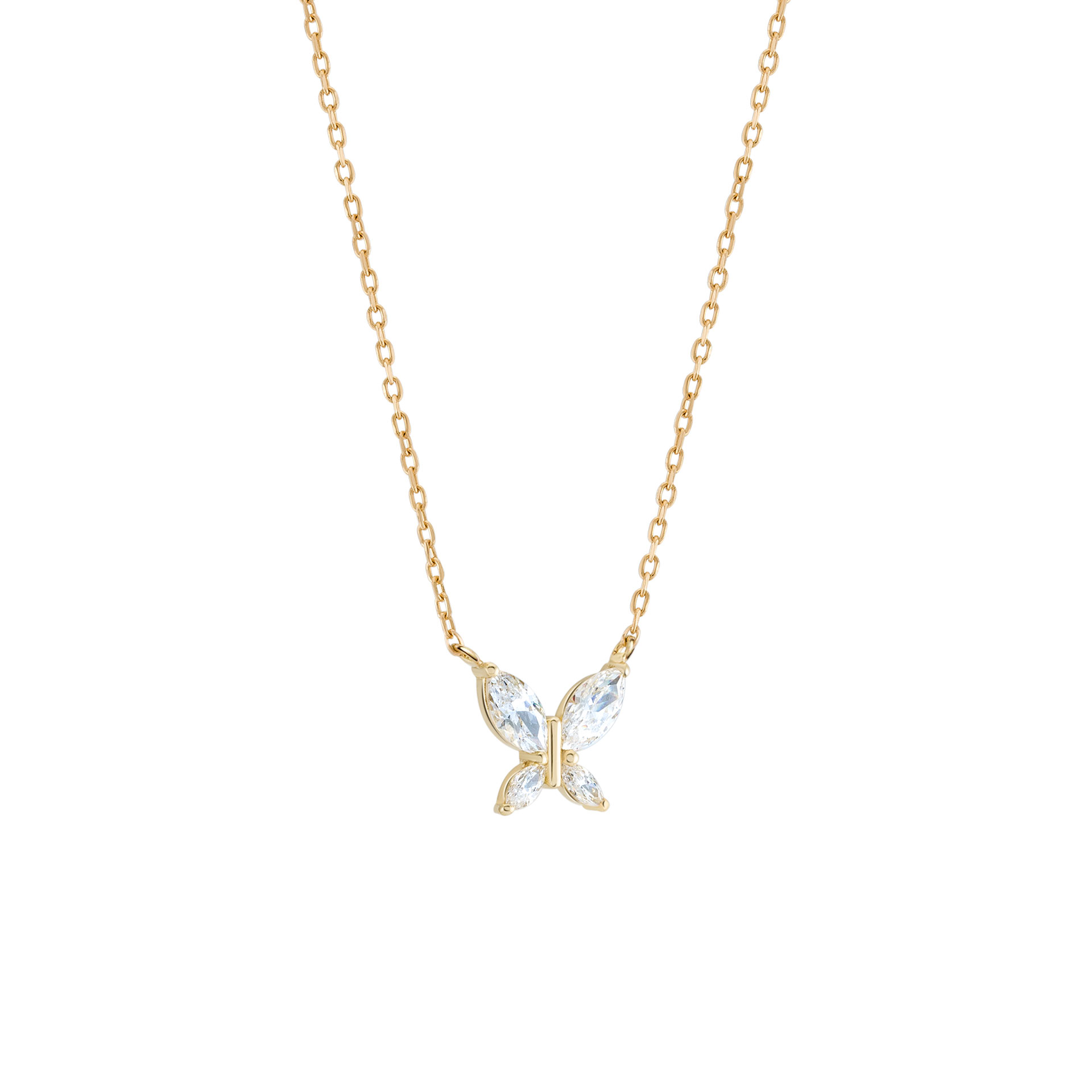 Colar Ouro Borboleta