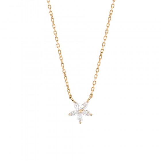 Gold Flower Necklace