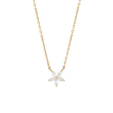 Colar Ouro Flor