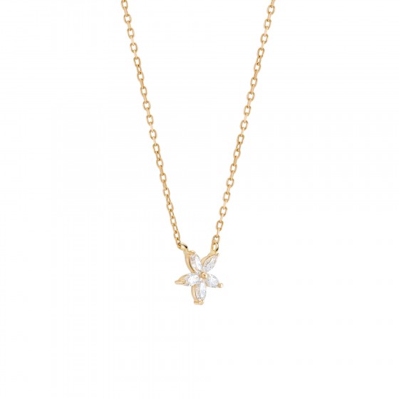 Gold Flower Necklace