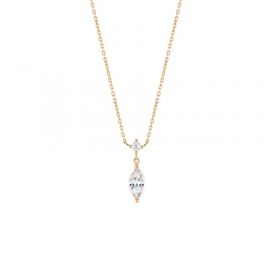 Gold Navette Necklace Gold Navette Necklace