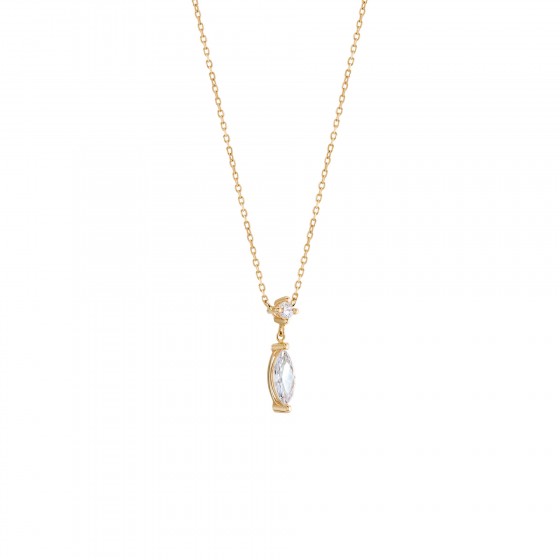Gold Navette Necklace Gold Navette Necklace